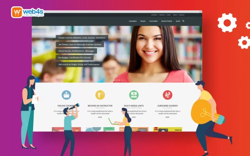 thiết kế website giáo dục